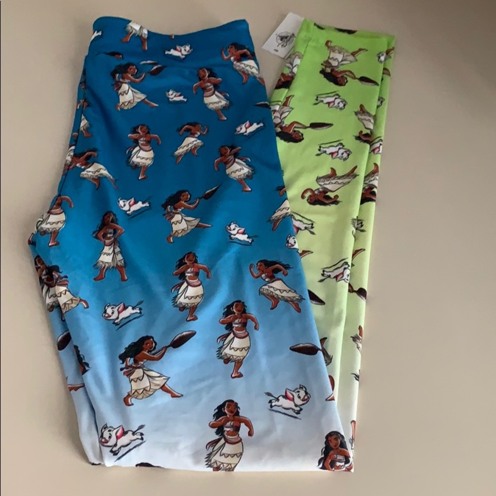 BNWT Moana Small Princess Marathon Leggings